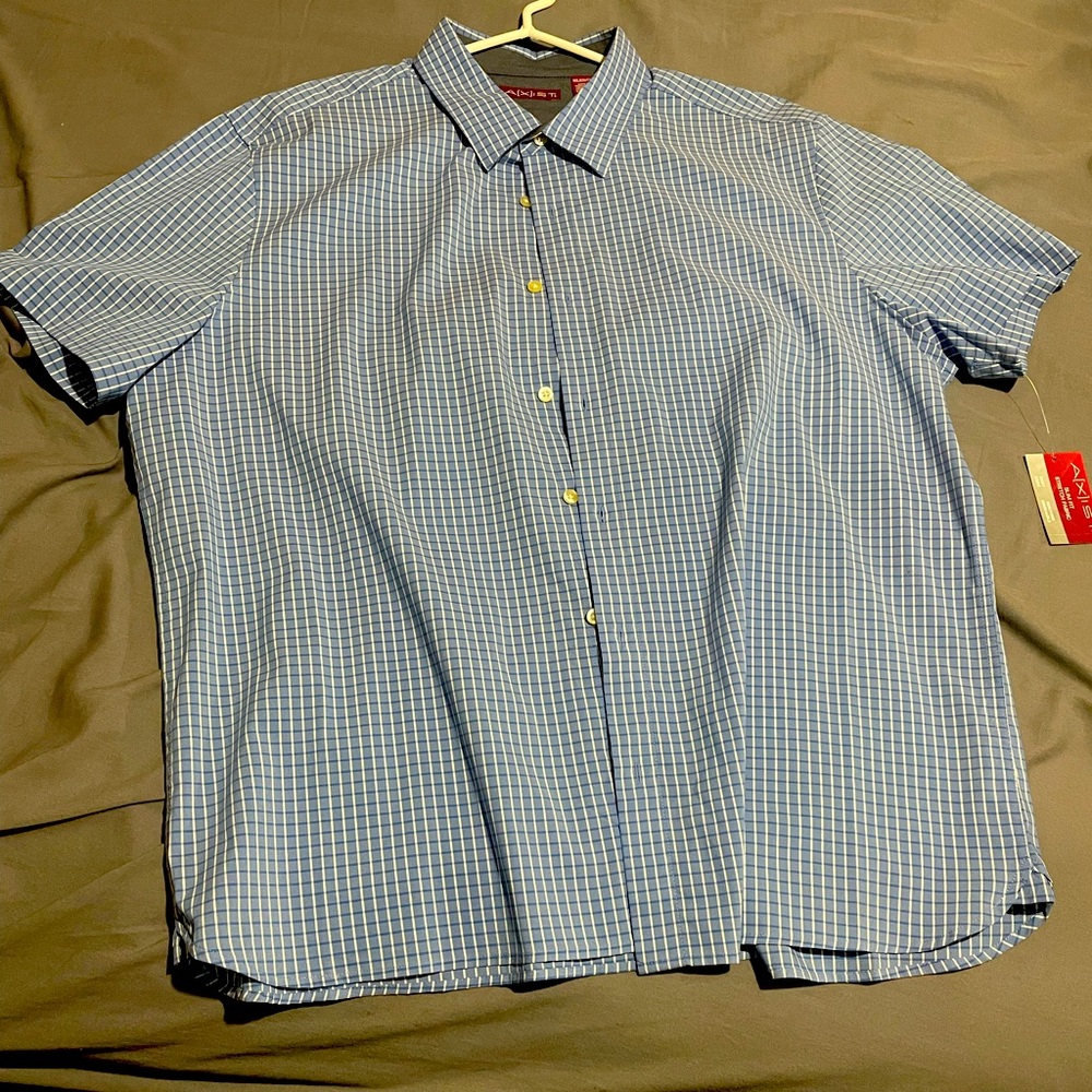 Axist slim fit button down short sleeve
